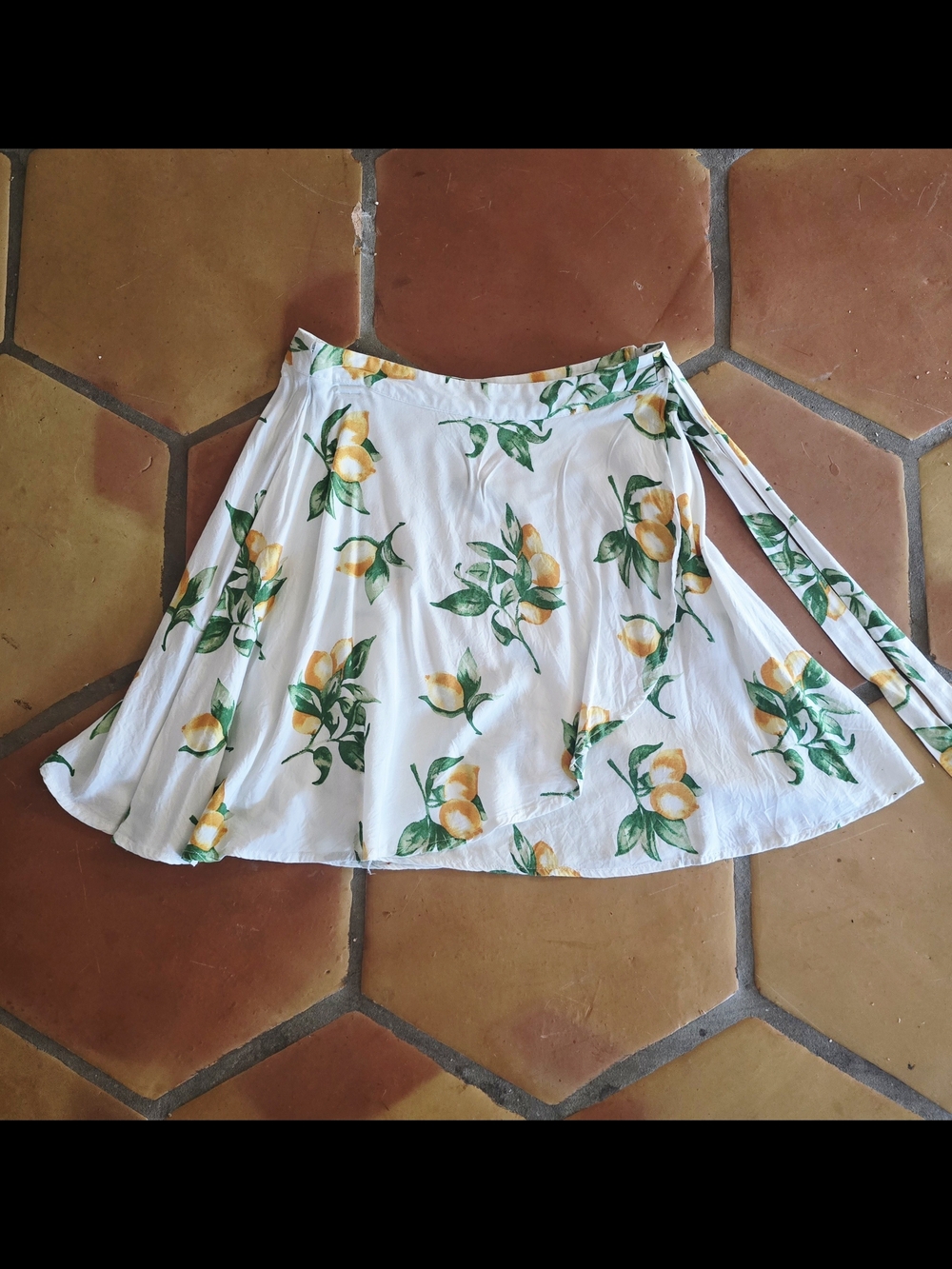 Lemon-Print Skirt